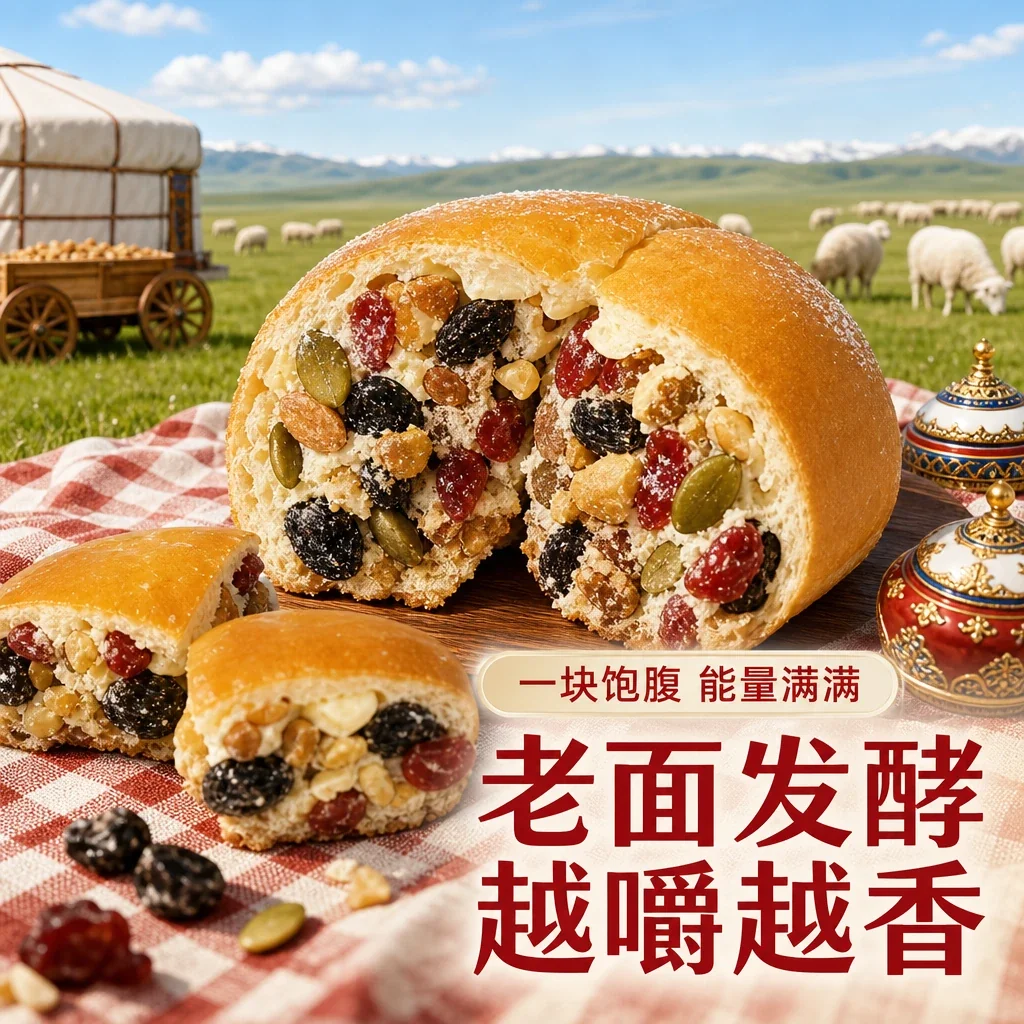 坚果面包