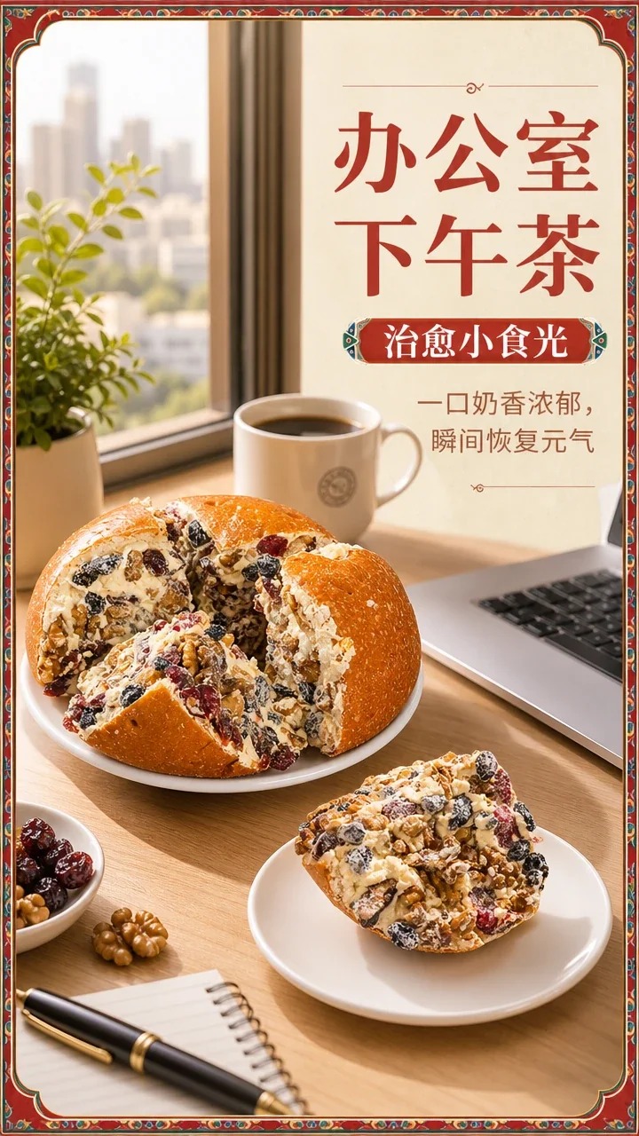 坚果奶酪包